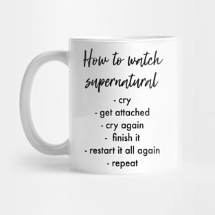 How to watch supernatural Mug